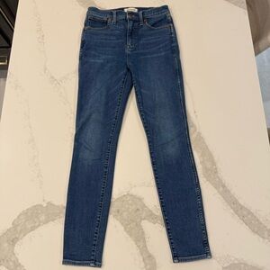 Madewell 10” High Rise Skinny Denim Jeans Women’s 26 Blue Classic Preppy Casual